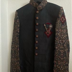 I am selling my sherwani that no longer fits me. All work done by hand
